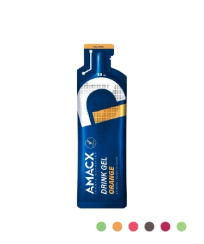 AMACX | Energy Drink Gel - Orange - Pomarańczowy - 3-pak