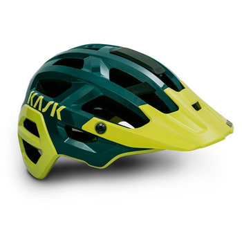 Kask rowerowy Kask Rex zielono żółty