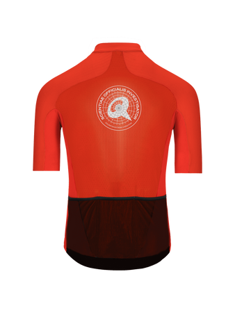 Q36.5 Gregarius Clima Dolomites Extreme Jersey - koszulka rowerowa - Tangerine Red