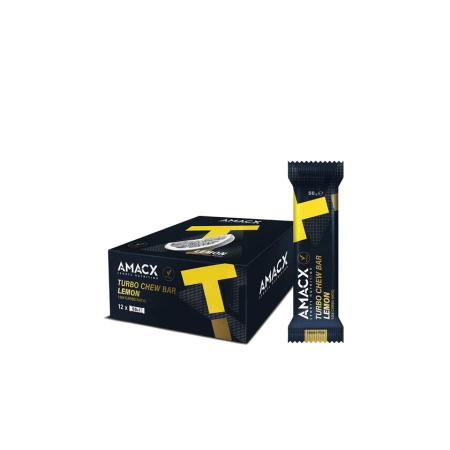 AMACX | Turbo Chew Bar - Lemon - Cytrynowy - 12-pak