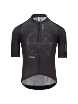 Q36.5 Gregarius Clima Vitruvian Jersey koszulka rowerowa - Anthracite Grey