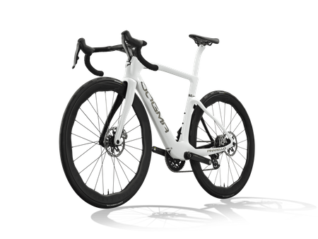 Rower Pinarello Dogma F Edge Crystal White Sram RED AXS E1 PowerMeter LOOK BLADE Zero Seatpost