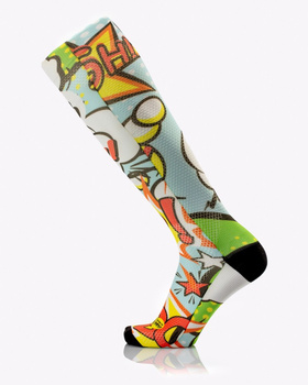 Skarpetki MB Wear Fun Skiing Comics roz. L/XL (41-45)