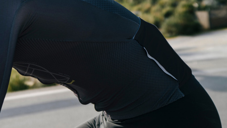 Q36.5 Gregarius Clima Vitruvian Jersey koszulka rowerowa - Anthracite Grey