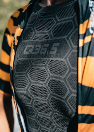 Q36.5 Base Layer 2 Short Sleeve Bielizna rowerowa - Antracite Grey