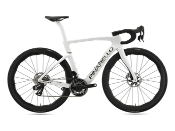 Rower Pinarello Dogma F Edge Crystal White Sram RED AXS E1 PowerMeter LOOK BLADE Zero Seatpost