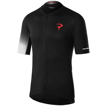 Koszulka z krótkim rękawem Pinarello męska Think Asymmetric Pro - czarna