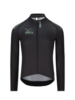 Q36.5 Gregarius Hybrid Light Retrofuture Long Sleeve Jersey - koszulka rowerowa - Black
