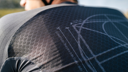 Q36.5 Gregarius Clima Vitruvian Jersey koszulka rowerowa - Anthracite Grey