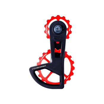 CYCLINGCERAMIC | Wózek przerzutki OSPW Race 4-Spoke Shimano Ultegra & Dura Ace - czerwony