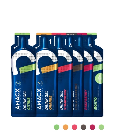 AMACX | Energy Drink Gel - Strawberry - Truskawkowy - 12-pak