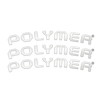 Polymer Workshop | Decal Set - White | Naklejki na koła