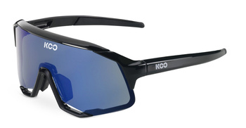 Okulary rowerowe Koo Demos czarno-niebieskie