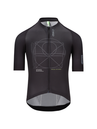 Q36.5 Gregarius Clima Vitruvian Jersey koszulka rowerowa - Anthracite Grey
