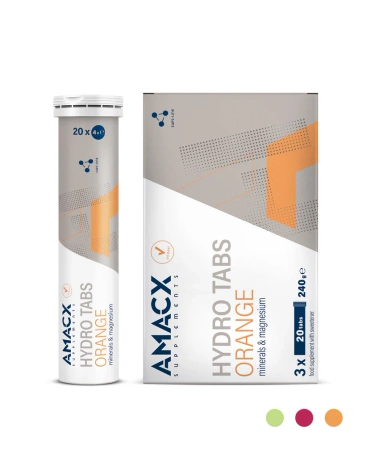 AMACX | Hydro Tabs - Orange - Pomarańczowe - 1 x 20 tabletek