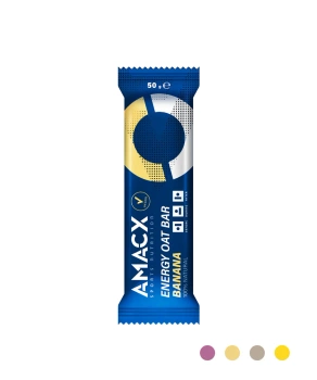 AMACX | Energy Oat Bar - Banana - Bananowy - 12-pak