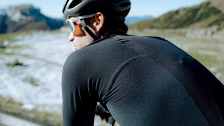 Q36.5 Dottore Hybrid Que Sleeve Kurtka rowerowa - Czarna