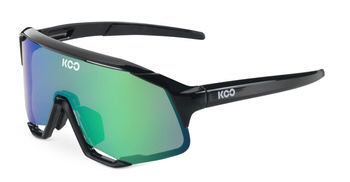 Okulary rowerowe Koo Demos czarno-zielone