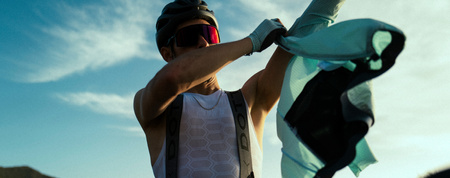 Q36.5 Base Layer 1 Sleeveless Bielizna rowerowa - White