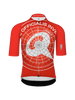 Q36.5 Gregarius Clima Dolomites Extreme Jersey - koszulka rowerowa - Tangerine Red