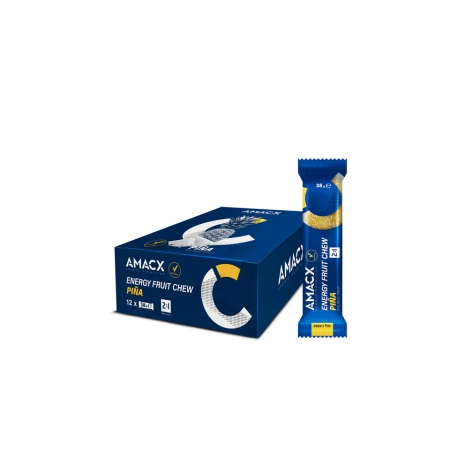 AMACX | Energy Fruit Chew - Piña - Ananasowy -12-pak