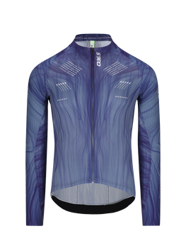 Q36.5 Gregarius Hybrid Light Aeroflow Long Sleeve Jersey koszulka rowerowa - Navy Blue