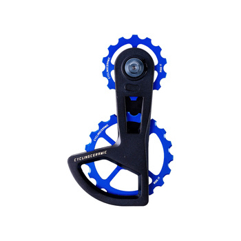 CYCLINGCERAMIC | Wózek przerzutki OSPW Race 4-Spoke Shimano Ultegra & Dura Ace - niebieski