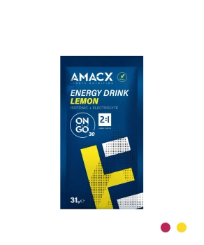 AMACX | Energy Drink On The Go - Lemon - Cytrynowy - 12-pak