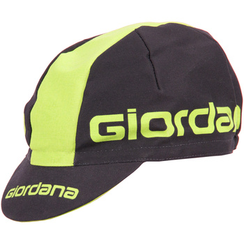 Czapeczka kolarska z logo Giordana - czarno-zółta