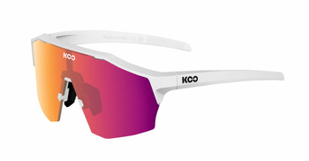 Okulary rowerowe Koo ALIBI Large - Biały Mat Photochromic