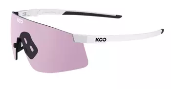 Okulary sportowe Koo Nova biało-różowe Photochromic
