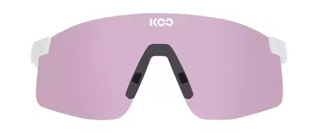 Okulary sportowe Koo Nova biało-różowe Photochromic